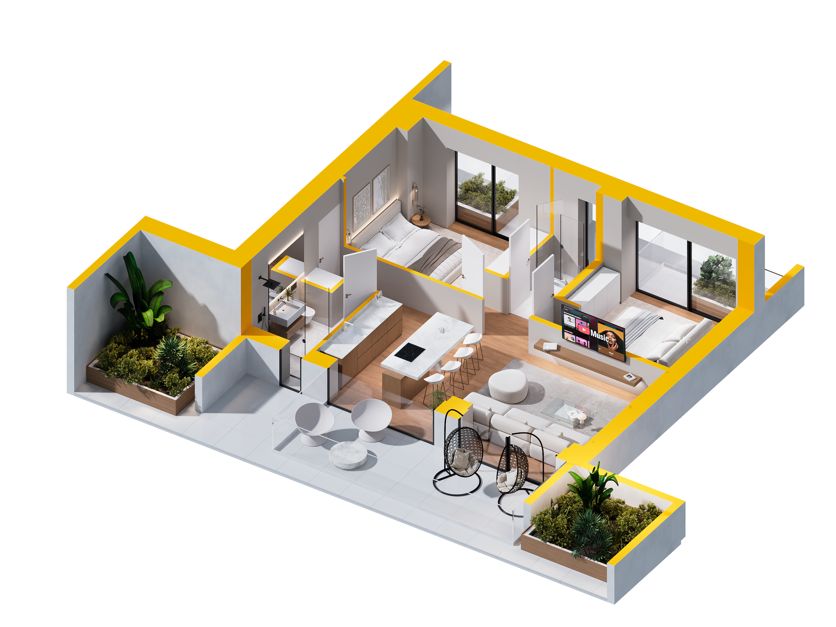 Apartment C2 Vasileias Olgas