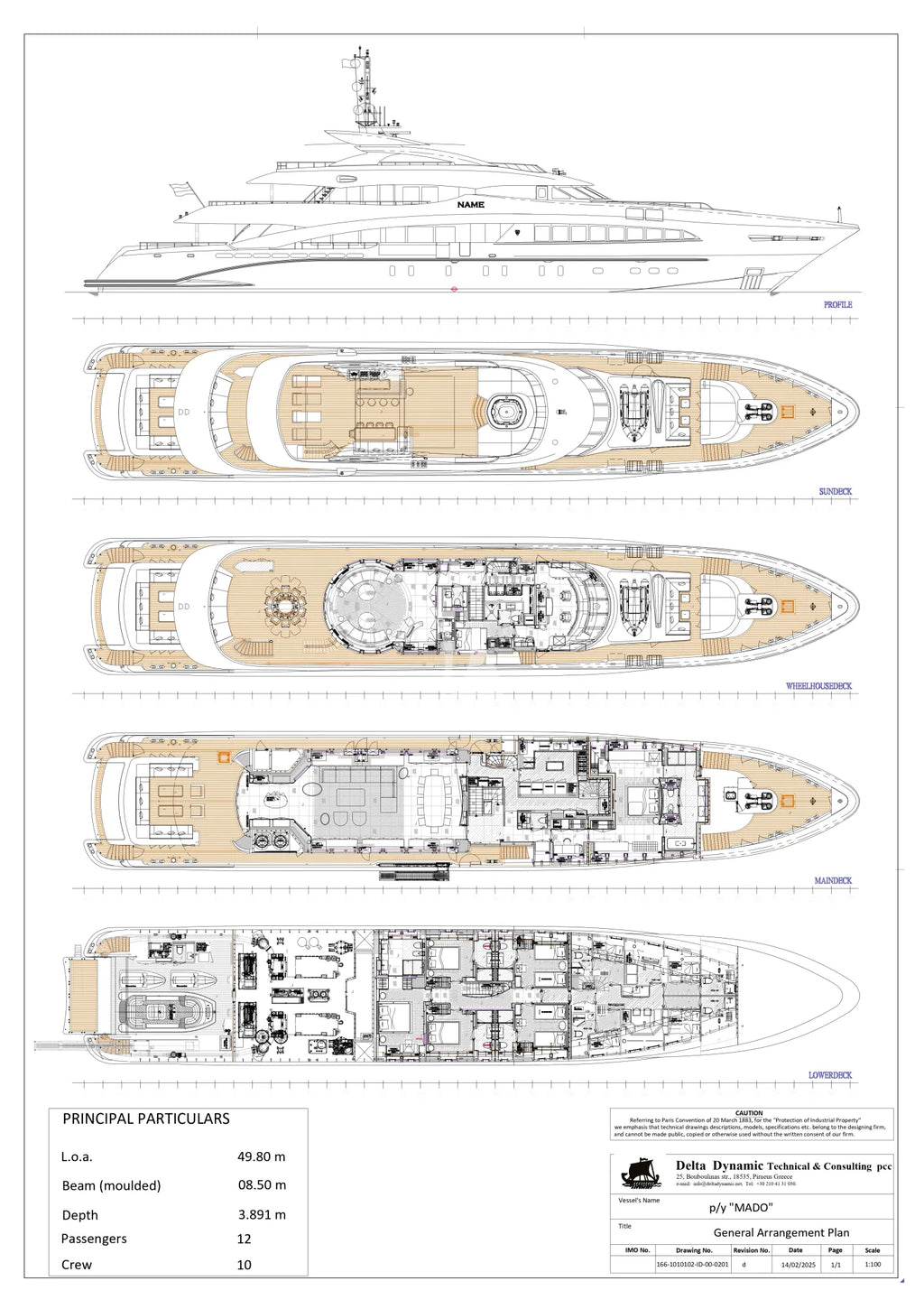 Yacht MADO 50M